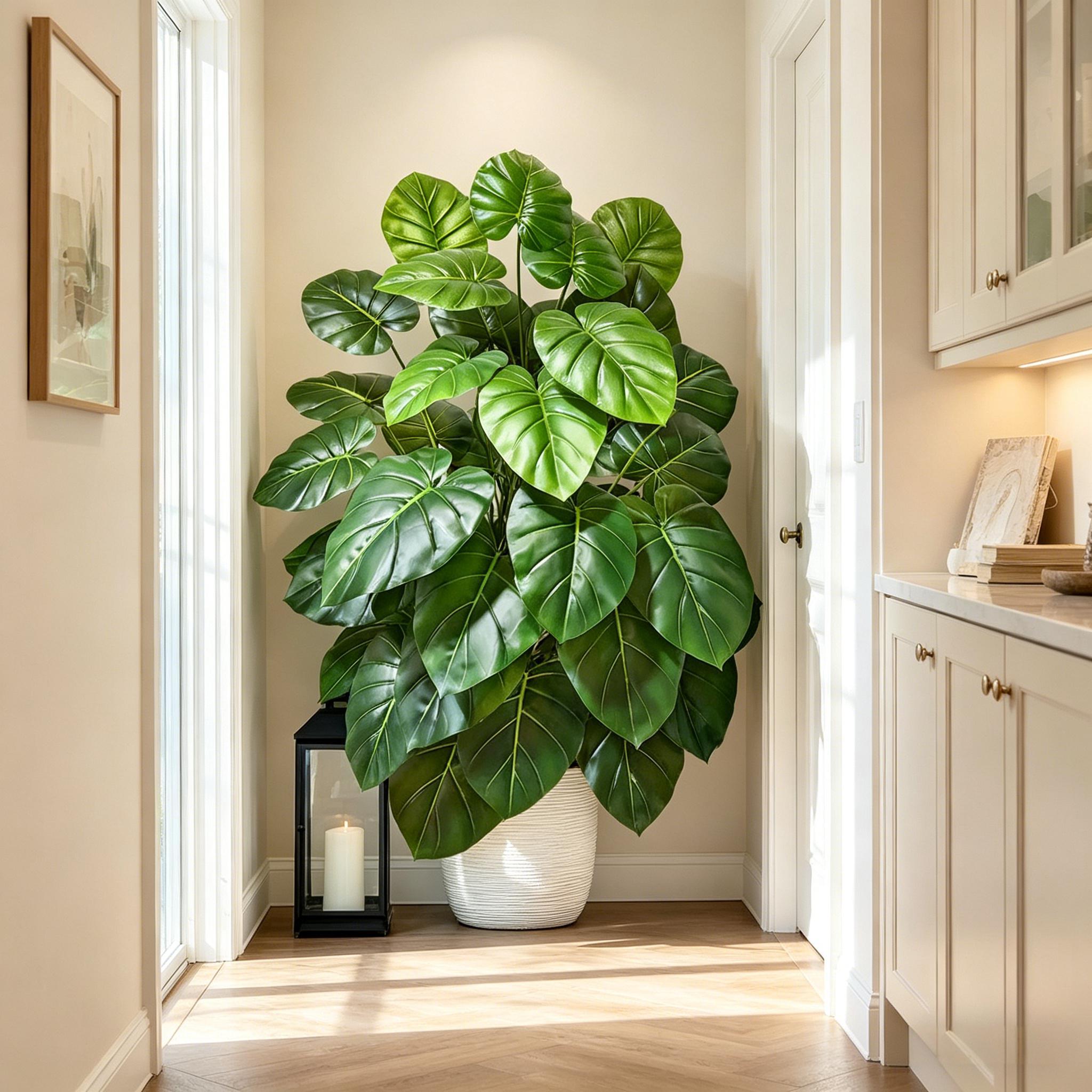 60-105cm Lifelike Artificial P - огляд і ціна Monstera Adansonii