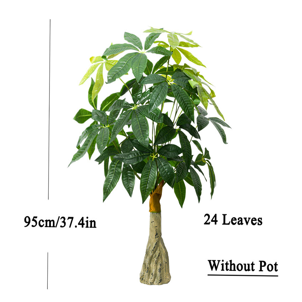 Plastic Artificial Money Tree  - огляд і ціна Monstera Adansonii