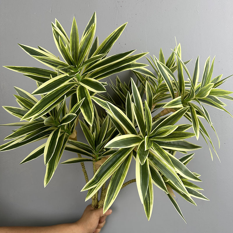 Simulated Green Plants 3 Heads - огляд і ціна Dracaena Marginata